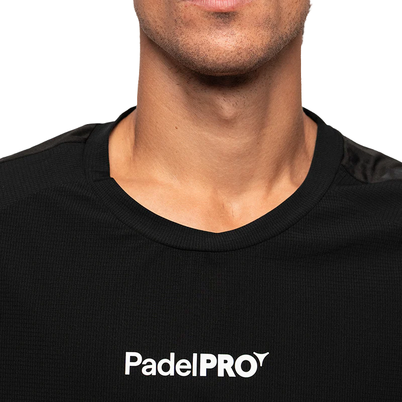 Camiseta Pro Elite PadelPRO Negra - Image 5