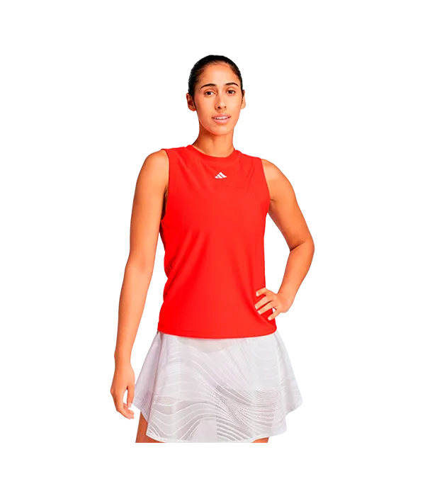 Camiseta sin mangas Adidas Match Pro Mujer Rojo 2025 - Image 2