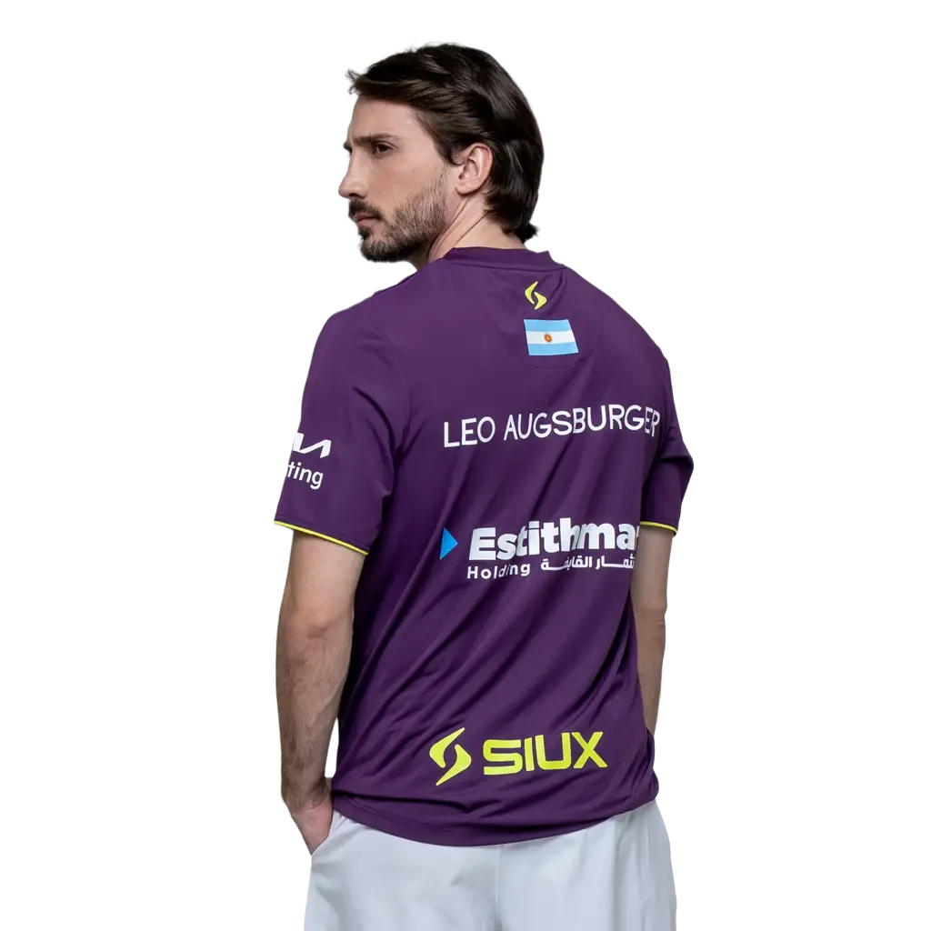 Camiseta Siux Fenix Leo Augsburger Morado 2026 - Image 4