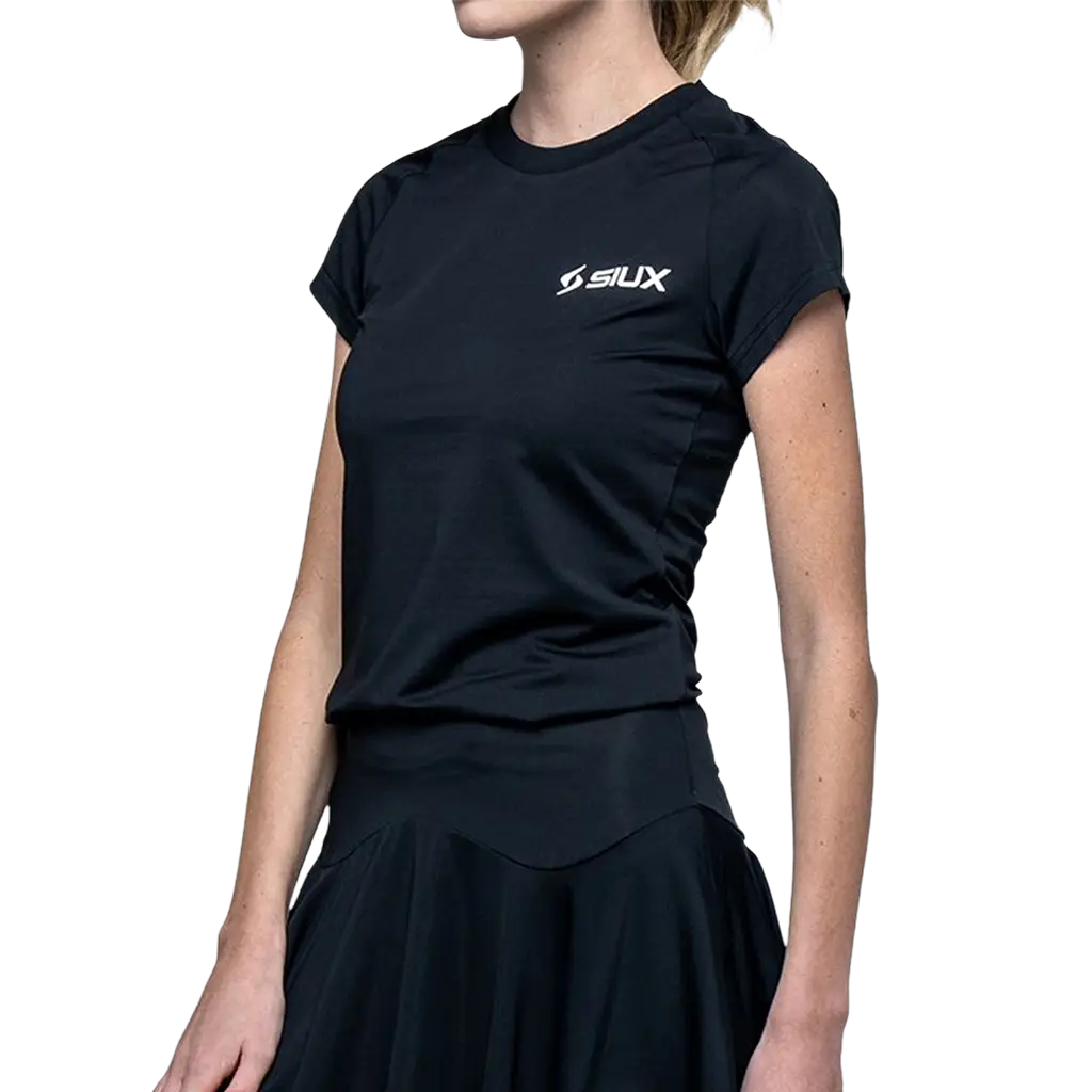 Camiseta Siux Match Mujer Negra - Image 3
