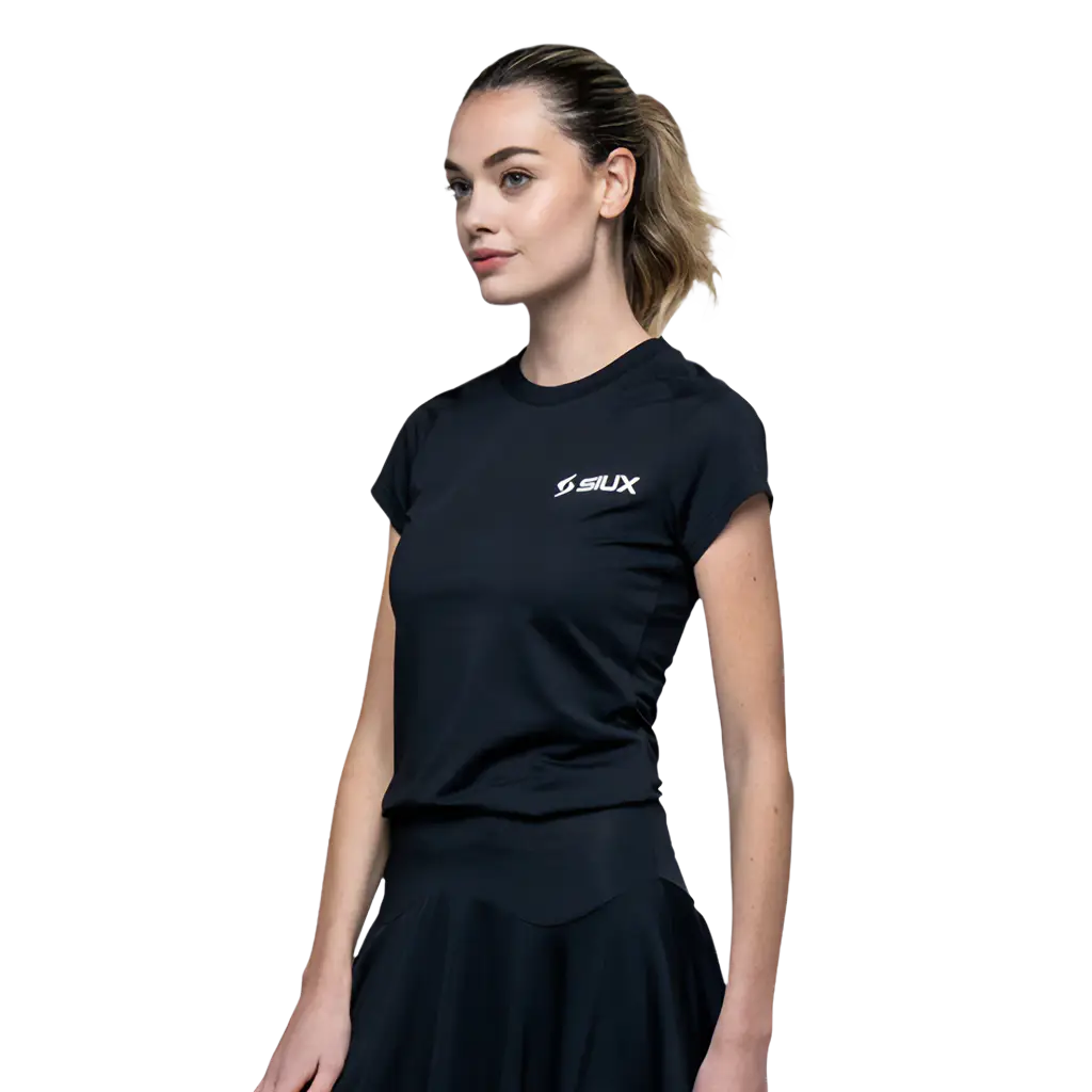 Camiseta Siux Match Mujer Negro - Image 2