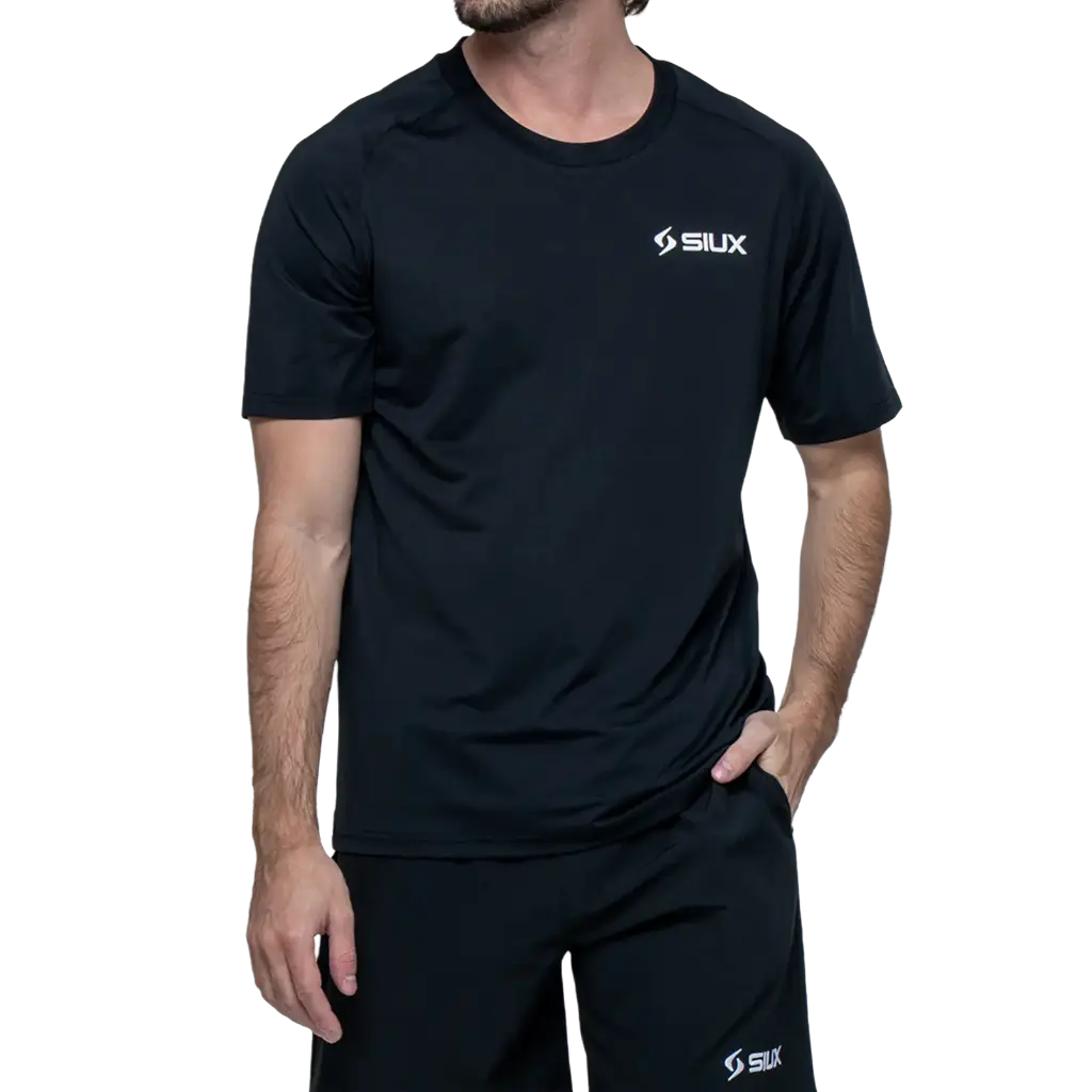 Camiseta Siux Match Negra 2026