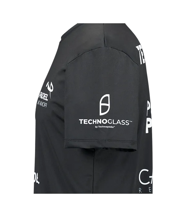 Camiseta Teo Zapata Padel Mi Amor Negro 2025 - Image 4