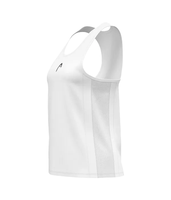 Camiseta Tirantes Head Club 25 Tech Mujer Blanco - Image 3
