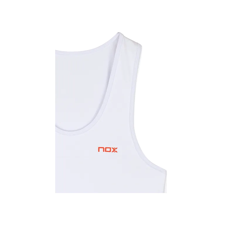 Camiseta Tirantes Nox Team Fit Mujer Blanco - Image 2