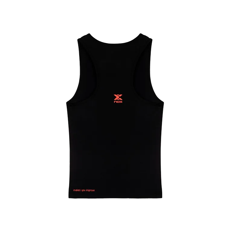 Camiseta Tirantes Nox Team Fit Mujer Negro - Image 2