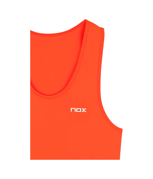 Camiseta Tirantes Nox Team Fit Mujer Rojo - Image 3