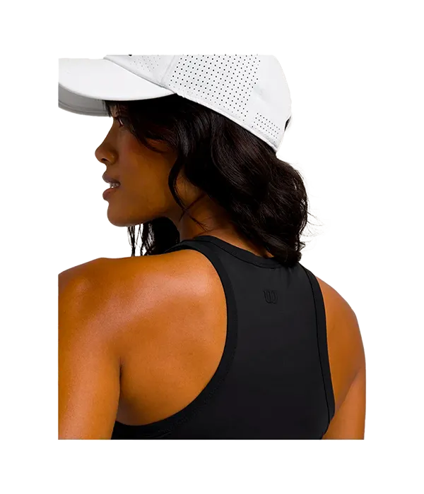 Camiseta Tirantes Wilson Fieldhouse Lite Mujer Negro - Image 4