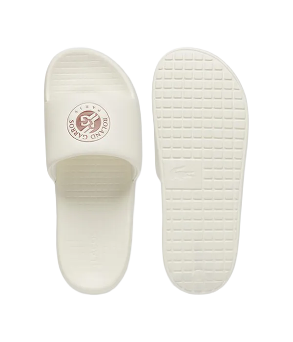Chanclas Lacoste Serve Slide White 2025 - Image 3