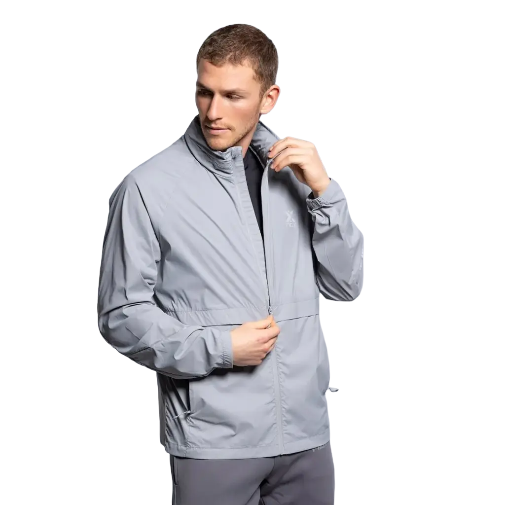 Cortavientos Nox Ligero Hombre Gris 2026 - Image 3
