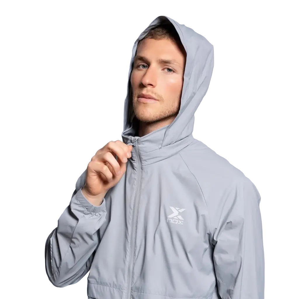 Cortavientos Nox Ligero Hombre Gris 2026 - Image 6