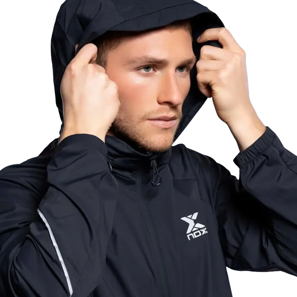 Cortavientos Nox Ligero Hombre Negro 2026 - Image 5