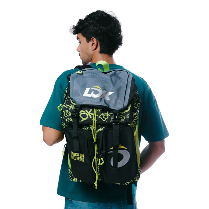 Mochila Lok Aventure Gen 2 Black/Green 2026 - Image 4