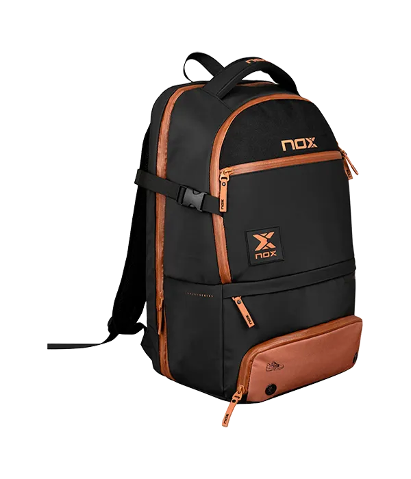 Mochila Nox Luxury Open Series Negro/Marrón - Image 2
