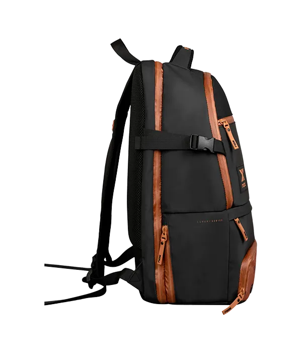Mochila Nox Luxury Open Series Negro/Marrón - Image 3