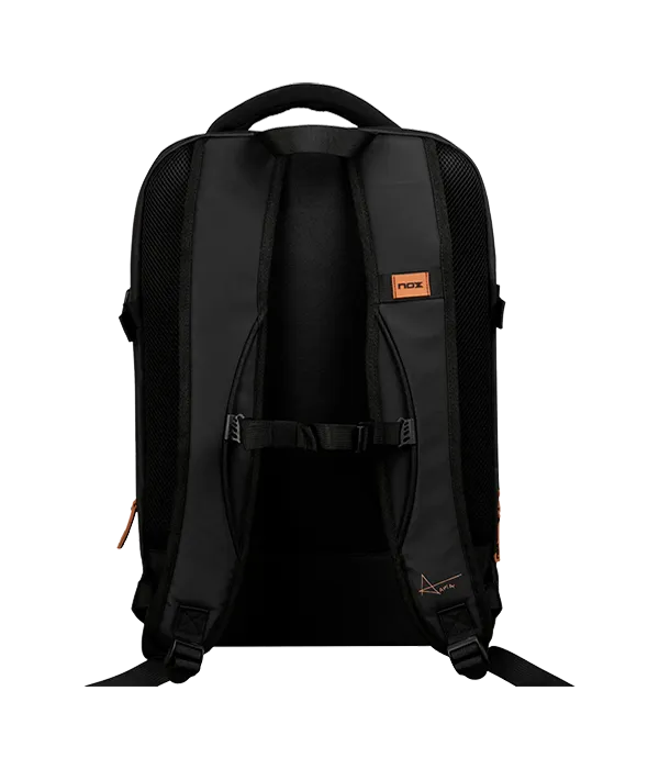 Mochila Nox Luxury Open Series Negro/Marrón - Image 4