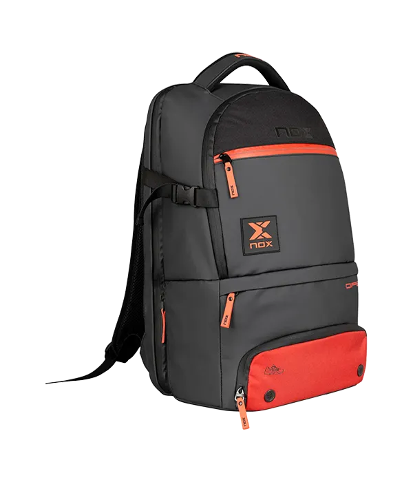 Mochila Nox Luxury Open Series Negro/Rojo - Image 2