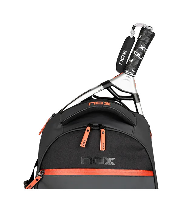 Mochila Nox Luxury Open Series Negro/Rojo - Image 5