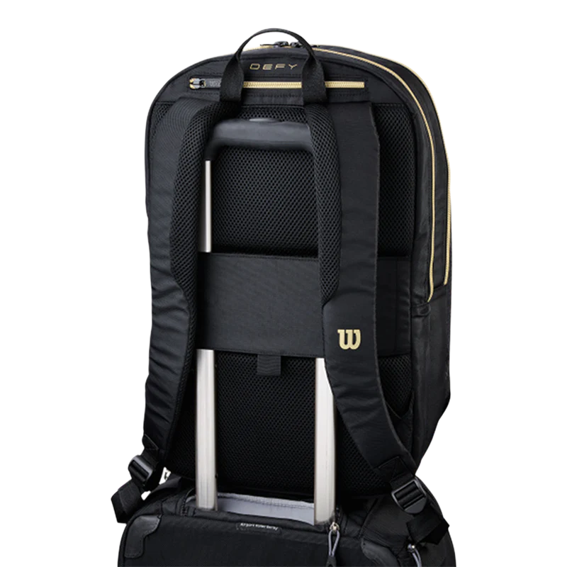 Mochila Wilson Defy V1 Black/Gold 2026 - Image 2