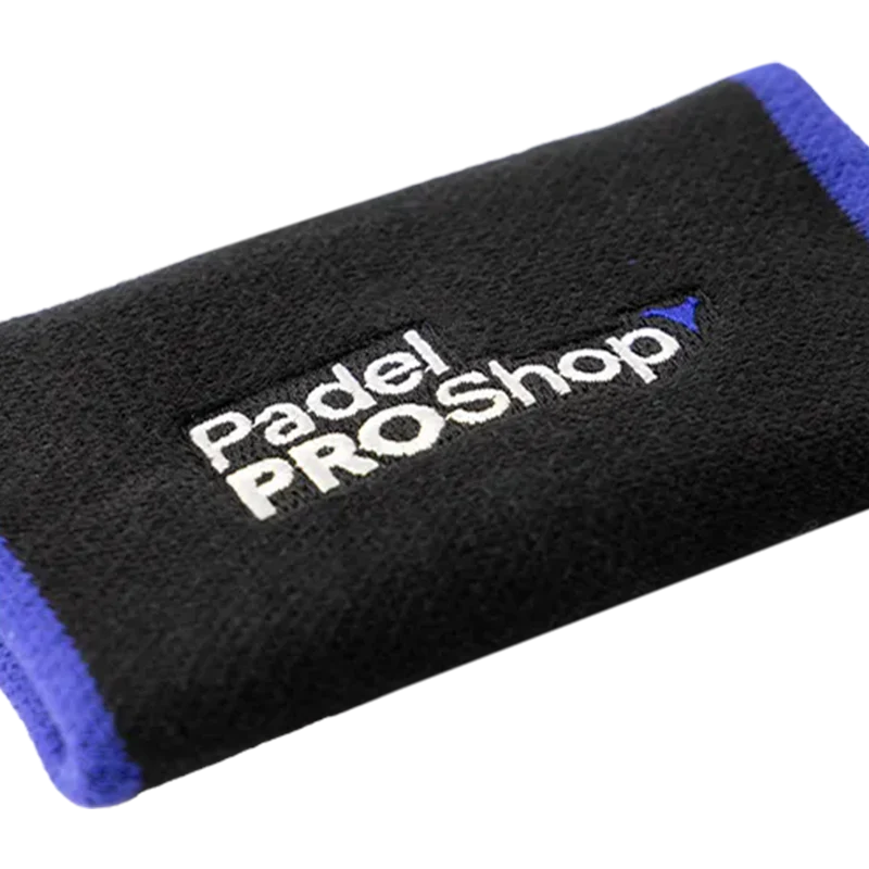 Muñequera Larga PadelPROShop Negro/Azul Promo - Image 2