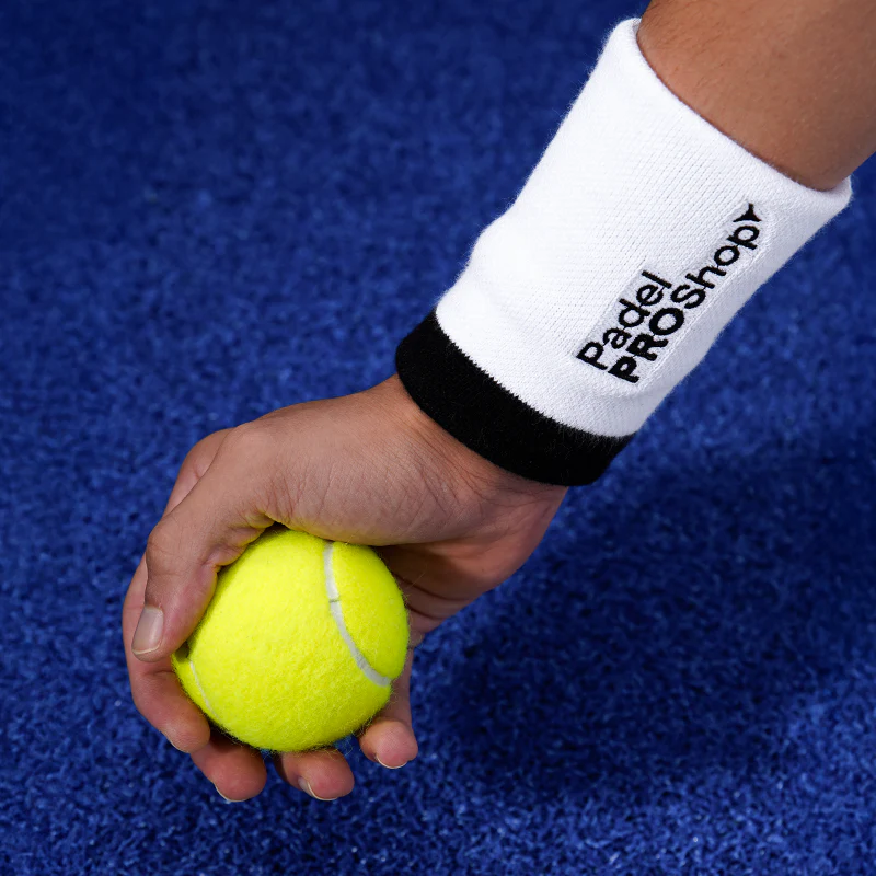 Muñequera Larga PadelPROShop Blanco/Negro Promo - Image 4