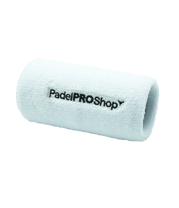 Muñequera Larga We Speak Padel Blanca Promo - Image 2