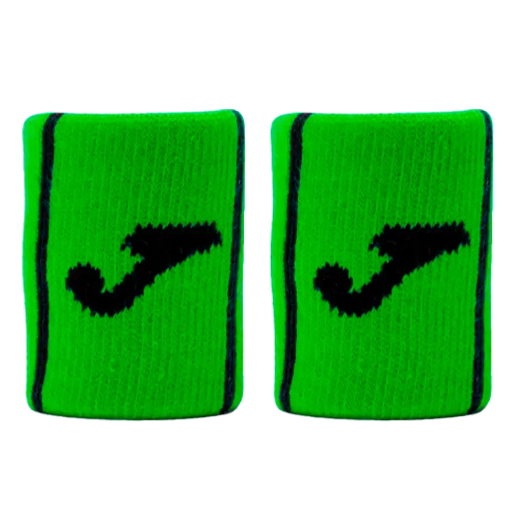 Muñequeras Joma Game Cortas Verde Pack x2