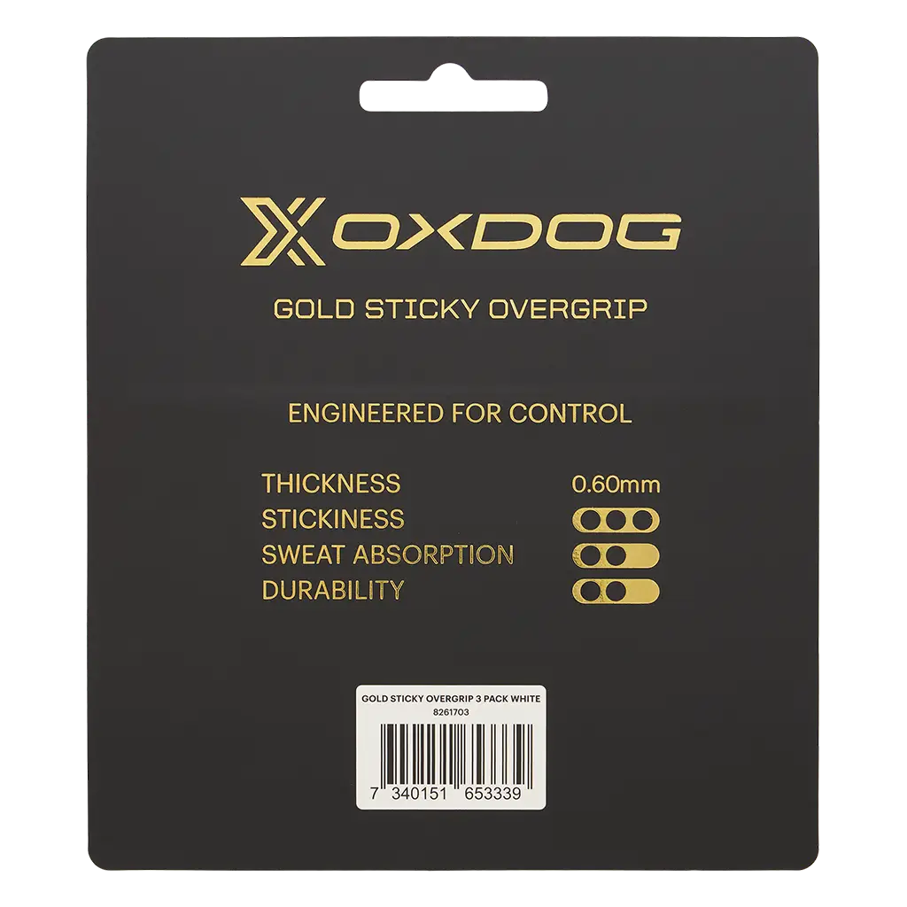 Overgrip Oxdog Gold Sticky Blanco (Pack x3) - Image 4