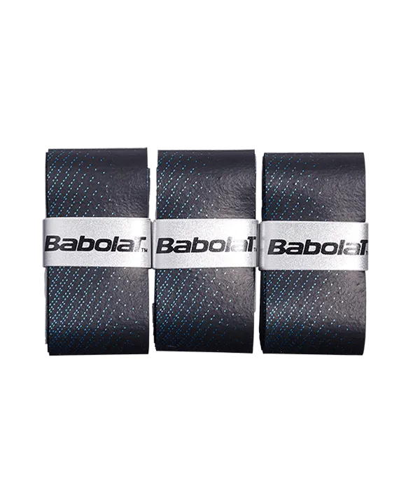Overgrips Babolat VS Original Liso Negro/Azul (Pack x3) - Image 2