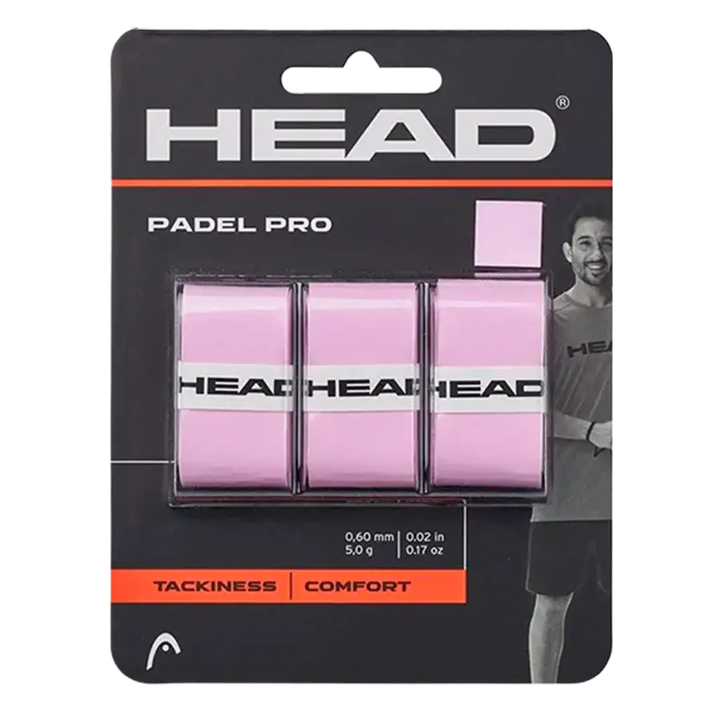 Overgrips Head Padel Pro Rosa (Pack x3)