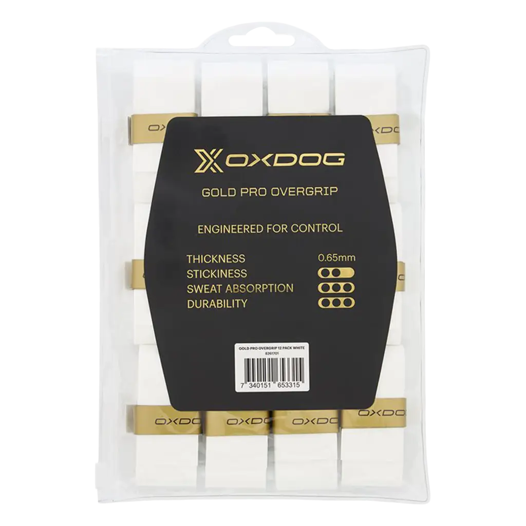 Overgrips Oxdog Gold Pro Blanco (Pack x12) - Image 4