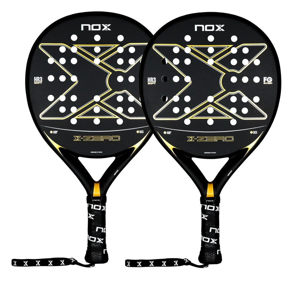 Pack dúo Nox X-Zero Gold Negro/Oro (Exclusivas PadelPROShop)