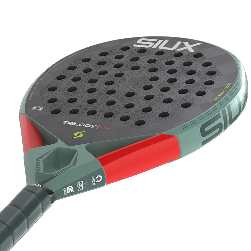 Pala de TEST Siux Trilogy Pro 2026 Ash Green - Image 5