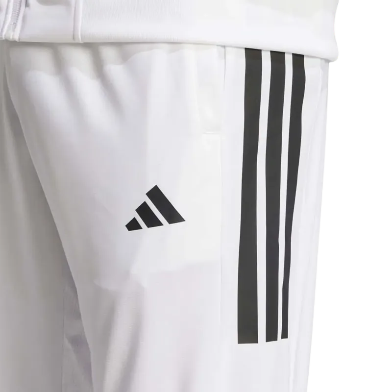 Pantalon Largo Adidas 3S Knit Blanco - Image 4