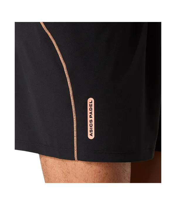 Pantalón Corto Asics Court 7in Negro/Azul - Image 3