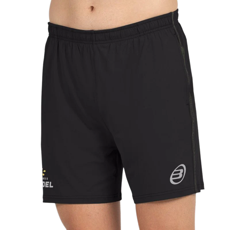 Pantalón Corto Bullpadel Preux Premier Padel Negro 2026 - Image 2