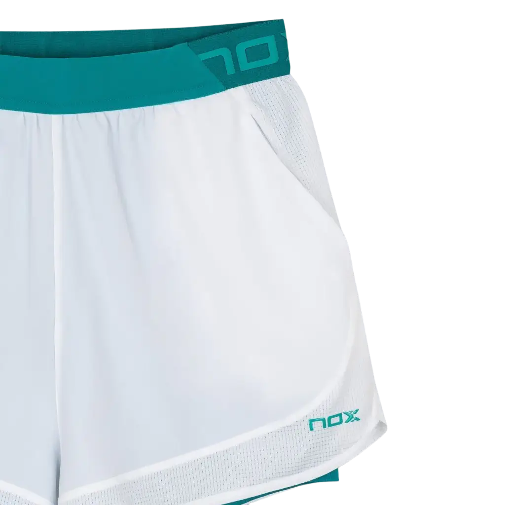 Pantalón Nox Mujer Pro White/Ivy Green 2026 - Image 5