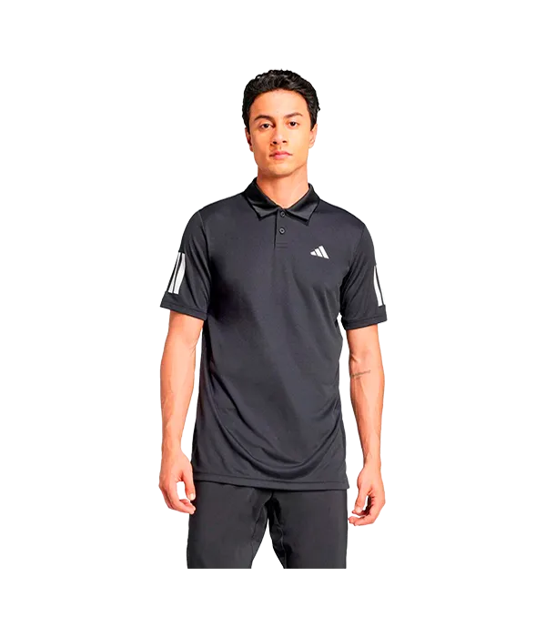 Polo Adidas Club 3STR Negro - Image 2