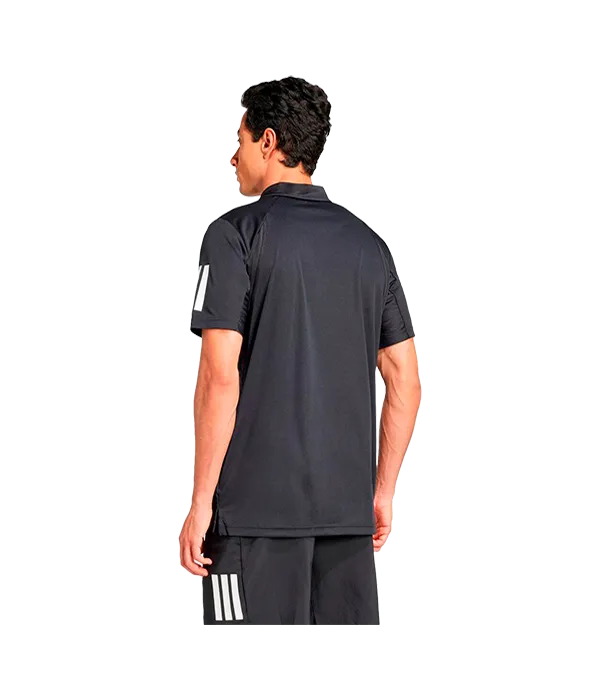 Polo Adidas Club 3STR Negro - Image 3