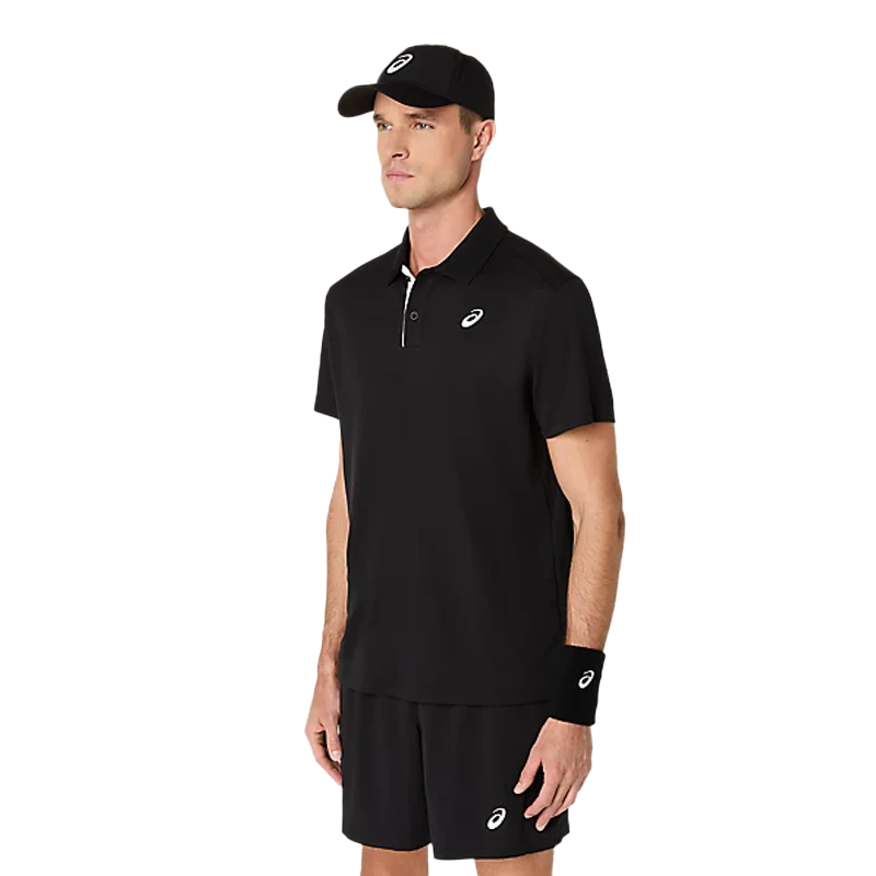 Polo Asics Court Negro 2026 - Image 2