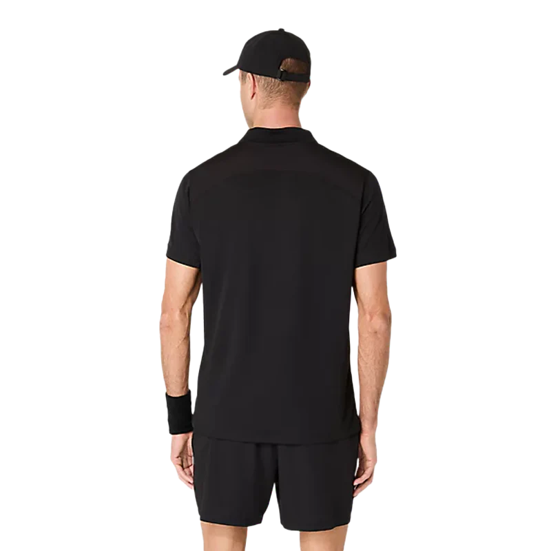 Polo Asics Court Negro 2026 - Image 3