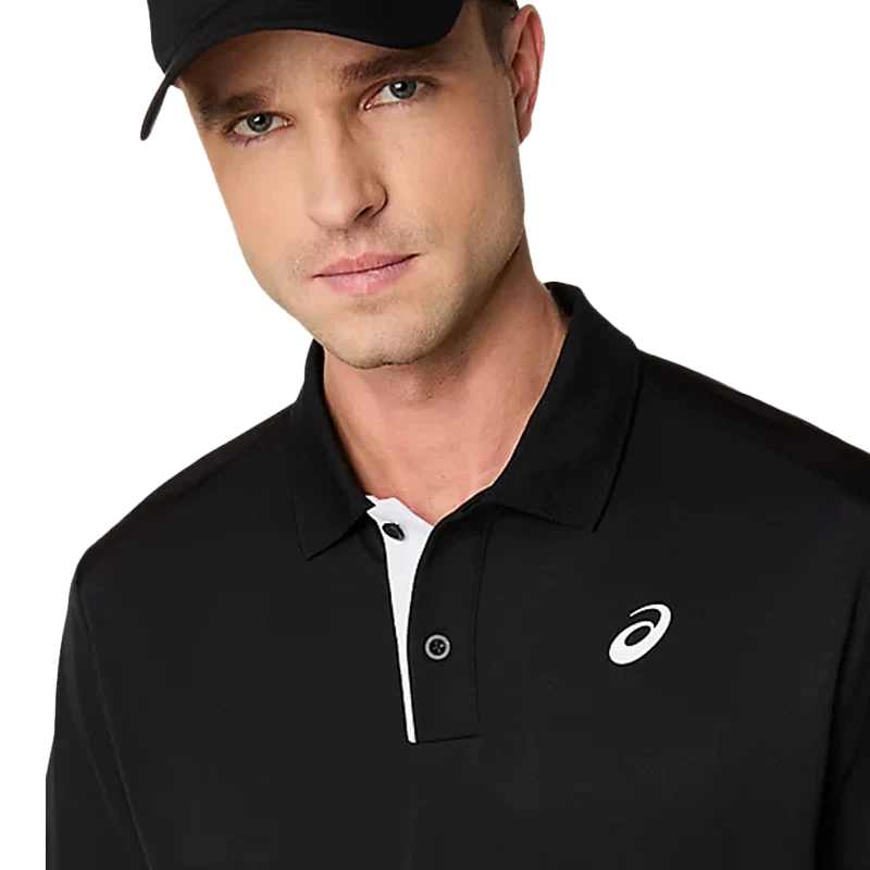 Polo Asics Court Negro 2026 - Image 4