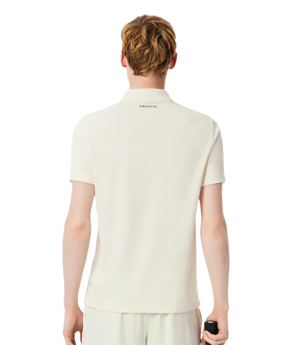 Polo Lacoste Ultra Dry Blanco Roto 2025 - Image 2