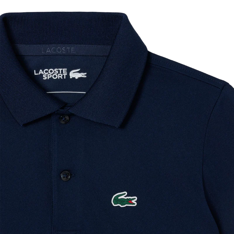 Polo Lacoste Ultra Dry Junior Azul Marino - Image 3