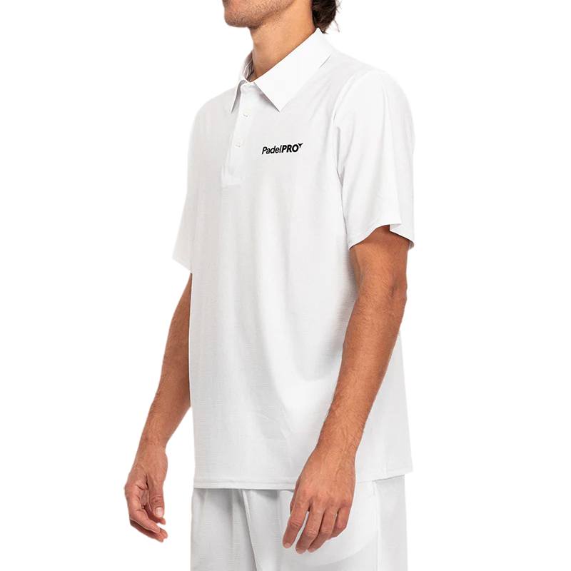Polo Pro Elite PadelPRO Blanco - Image 3
