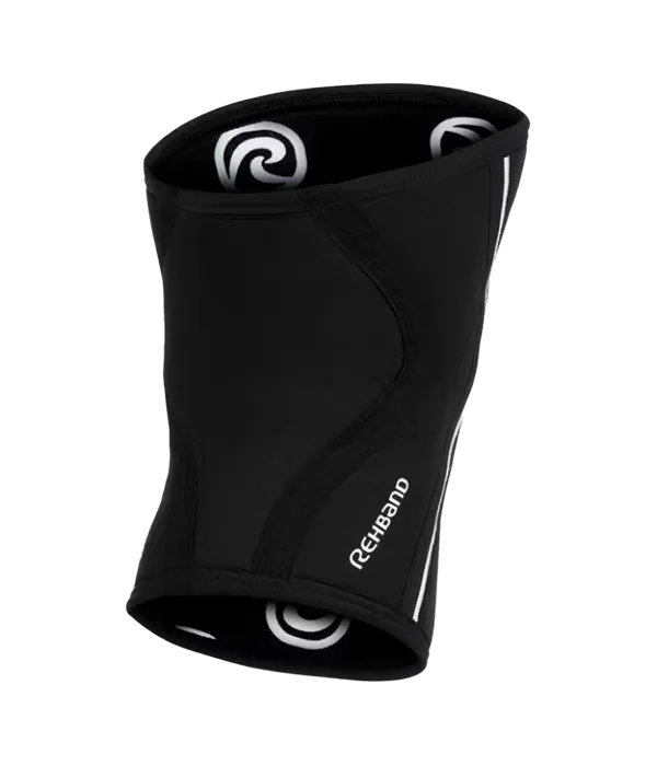 Rodillera Rehband RX Negro Logo Blanco - Image 2