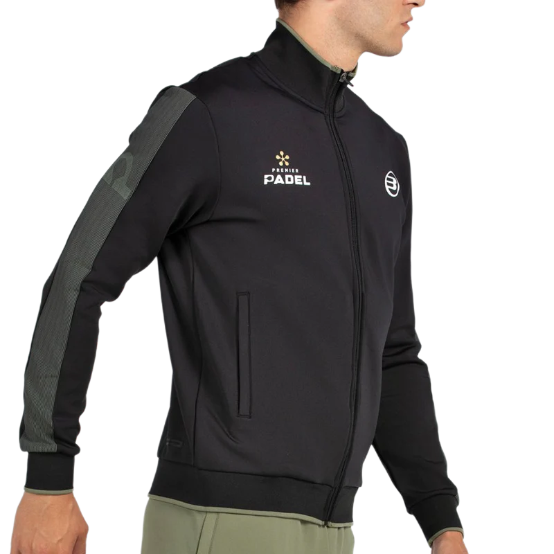Sudadera Bullpadel Pindaro Premier Padel Negro - Image 3