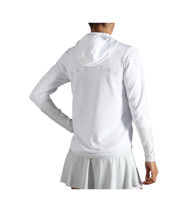 Sudadera Endless Breath Line White/Silver - Image 2