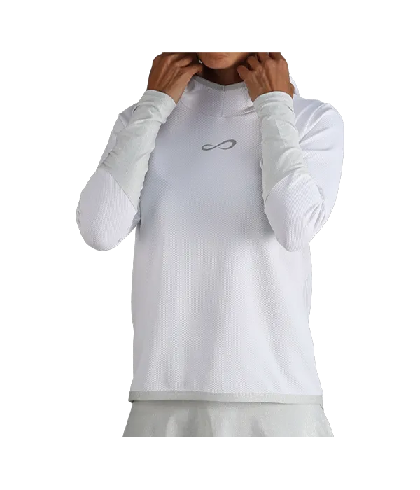Sudadera Endless Breath Line White/Silver - Image 3