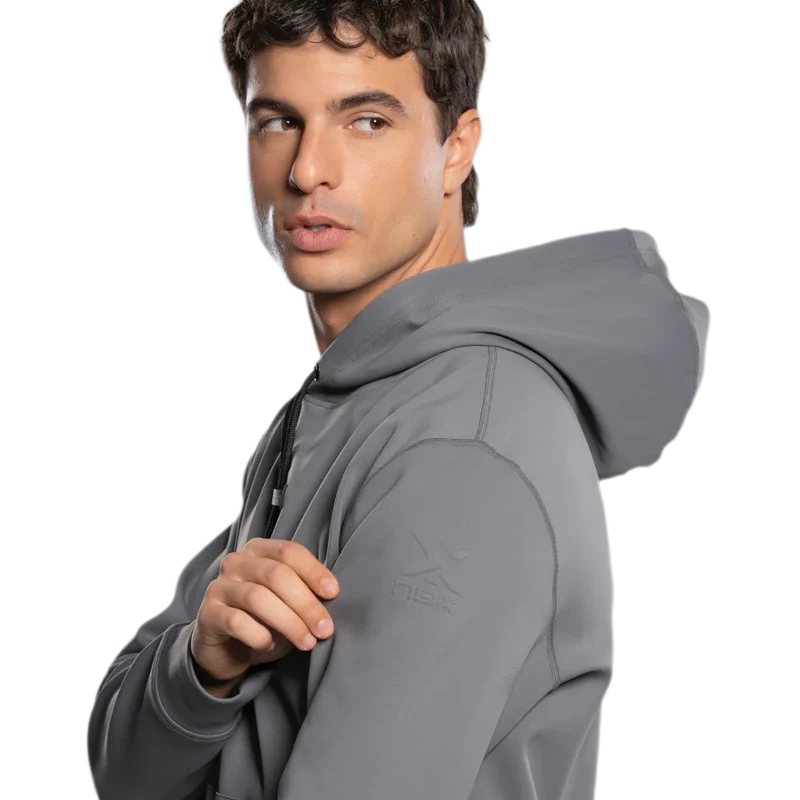 Sudadera NOX Street Hombre Steel Grey 2026 - Image 4